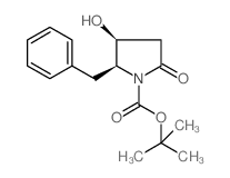tert-butyl (2S,3S)-2-benzyl-3-hydroxy-5-oxopyrrolidine-1-carboxylate(SALTDATA: FREE)结构式