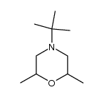 4-tert-butyl-2,6-dimethylmorpholine结构式