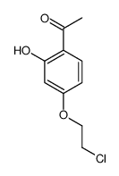 1-[4-(2-Chloroethoxy)-2-hydroxyphenyl]ethanone结构式