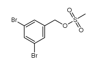 3,5-dibromobenzyl methanesulfonate结构式