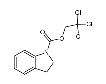2,2,2-trichloroethyl indoline-1-carboxylate结构式