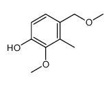 2-methoxy-4-(methoxymethyl)-3-methylphenol结构式