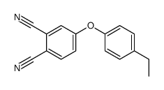 4-(4-ethylphenoxy)benzene-1,2-dicarbonitrile结构式