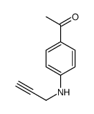 1-[4-(prop-2-ynylamino)phenyl]ethanone结构式