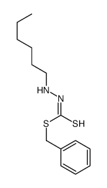 benzyl N-(hexylamino)carbamodithioate结构式