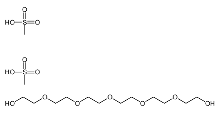 Ms-PEG6-Ms结构式