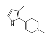 1-methyl-4-(methylpyrrol-2-yl)-1,2,3,6-tetrahydropyridine结构式