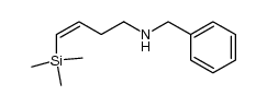 N-benzyl-(Z)-4-(trimethylsilyl)-3-buten-1-ylamine结构式
