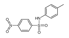 N-(4-methylphenyl)-4-nitrobenzenesulfonamide结构式