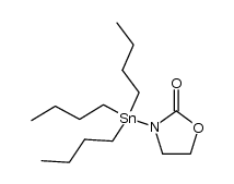 N-tributylstannyl-2-oxazolidinone结构式
