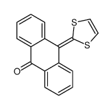 10-(1,3-dithiol-2-ylidene)anthracen-9-one结构式
