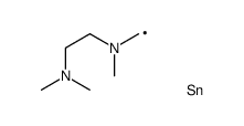N,N,N'-trimethyl-N'-(trimethylstannylmethyl)ethane-1,2-diamine结构式