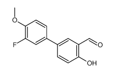 5-(3-fluoro-4-methoxyphenyl)-2-hydroxybenzaldehyde结构式