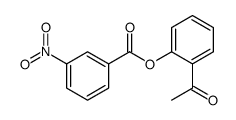 (2-acetylphenyl) 3-nitrobenzoate结构式