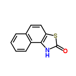Naphtho[1,2-d]thiazol-2(1H)-one (9CI)结构式