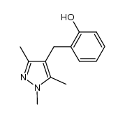 2-(1,3,5-trimethyl-1H-pyrazol-4-ylmethyl)phenol结构式