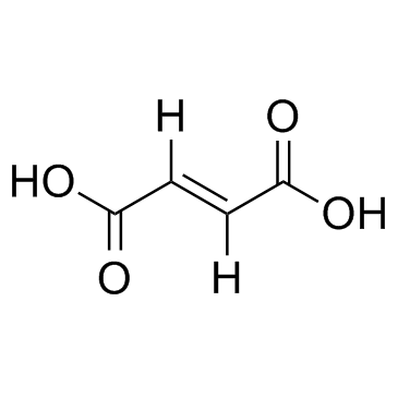 富马酸,反丁烯二酸结构式