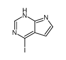 4-碘-7H-吡咯并[2,3-d]嘧啶结构式