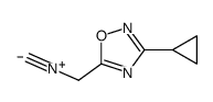 3-cyclopropyl-5-(isocyanomethyl)-1,2,4-oxadiazole结构式