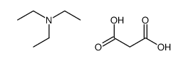 N,N-diethylethanamine,propanedioic acid结构式