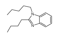 2-butyl-1-pentylbenzimidazole结构式