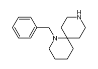 1-(苯基甲基)-1,9-二氮杂螺[5.5]十一烷结构式