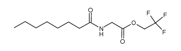 N-octanoylglycine trifluoroethyl ester结构式