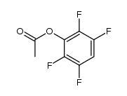 2,3,5,6-tetrafluorophenyl acetate结构式
