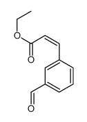 ethyl 3-(3-formylphenyl)prop-2-enoate结构式