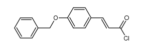 3-(4-benzyloxyphenyl)-propenoic acid chloride结构式