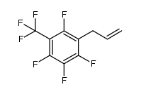 1-allyl-2,3,4,6-tetrafluoro-5-trifluoromethylbenzene结构式