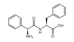N-((S)-2-phenylglycyl)-L-phenylalanine结构式