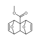 diepoxy-1,4,5,8 hexahydro-1,4,4a,5,8,8a naphtalene carboxylate-4a de methyle结构式