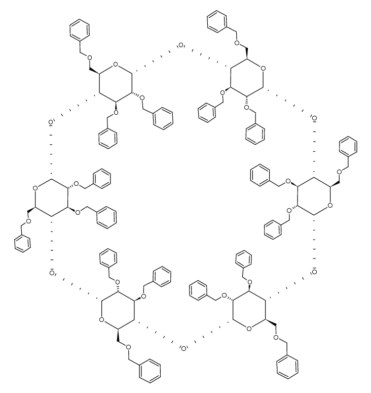 perbenzylated α-CD结构式