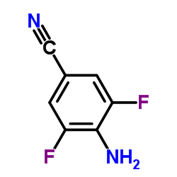 4-氨基-3,5-二氟苯甲腈结构式