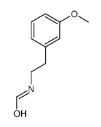 N-(3-甲氧基苯乙基)甲酰胺结构式