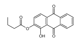 (1-hydroxy-9,10-dioxoanthracen-2-yl) butanoate结构式