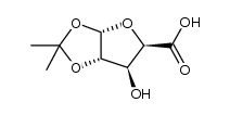 (3aS,5R,6S,6aS)-6-羟基-2,2-二甲基-四氢-2H-呋喃[2,3-d] [1,3]二恶唑-5-羧酸结构式