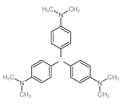 Benzenamine,4,4',4''-phosphinidynetris[N,N-dimethyl-结构式