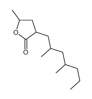 3-(2,4-dimethylheptyl)-5-methyloxolan-2-one结构式