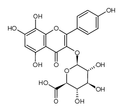 herbacetin 3-O-glucuronide结构式