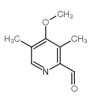 3-甲氧基-3,5-二甲基吡啶-2-甲醛结构式