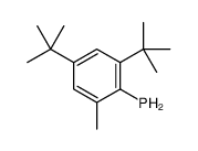 (2,4-ditert-butyl-6-methylphenyl)phosphane结构式