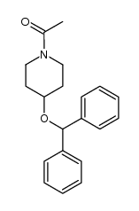 1-acetyl-4-benzhydryloxypiperidine结构式