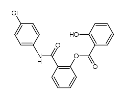 2-salicyloyloxy-benzoic acid-(4-chloro-anilide)结构式