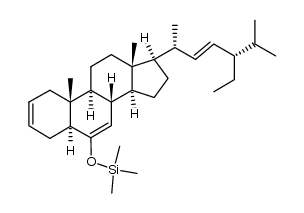 6-trimethylsiloxy-5α-stigmasta-2,6,22-triene结构式