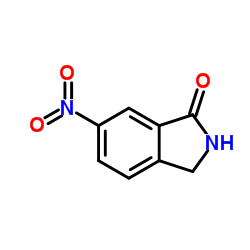 6-硝基-异吲哚啉-1-酮结构式