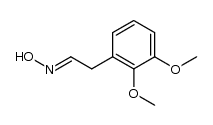 (2,3-dimethoxy-phenyl)-acetaldehyde-oxime结构式