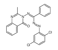 N-(2,5-dichlorophenyl)imino-N'-(2-methyl-4-oxoquinazolin-3-yl)benzenecarboximidamide结构式