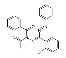 2-chloro-N'-(2-methyl-4-oxoquinazolin-3-yl)-N-phenyliminobenzenecarboximidamide结构式
